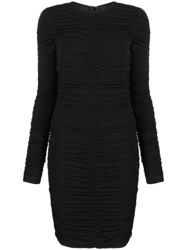 ruched-effect dress